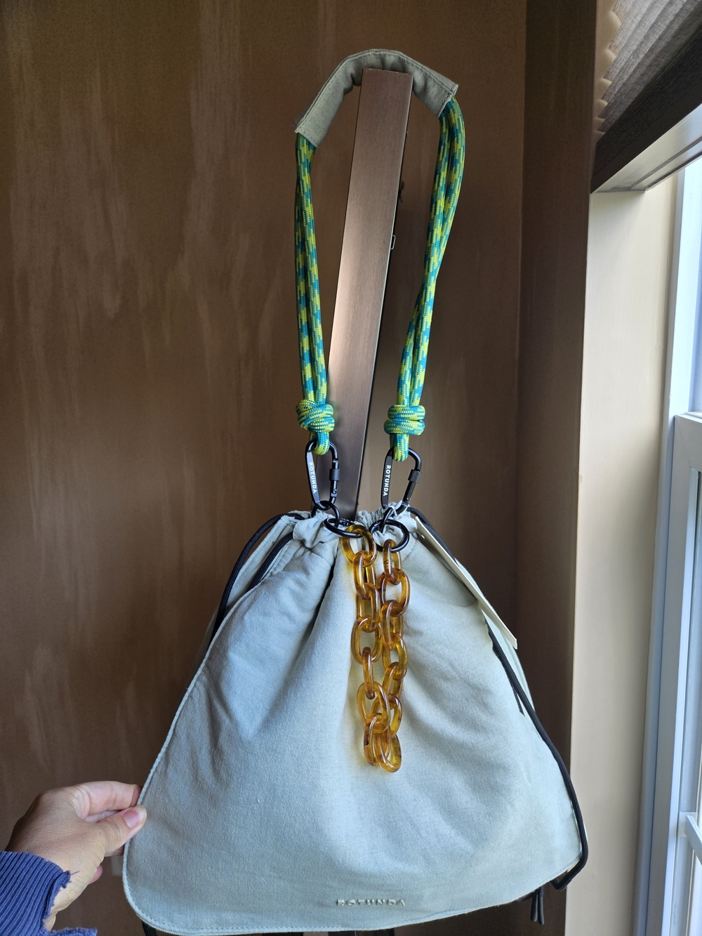 Rotunda light denim Sant Hobo Bag